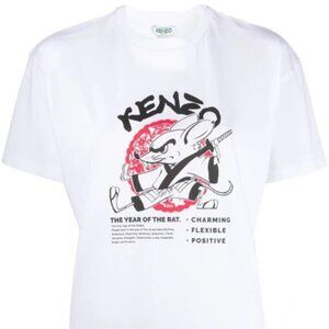 'Chinese New Year Capsule' 'kung Fu Rat' T-shirt In White